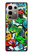 Game Doodle Infinix Note 50s 5G Plus Metal Case Back Cover by Casekaro