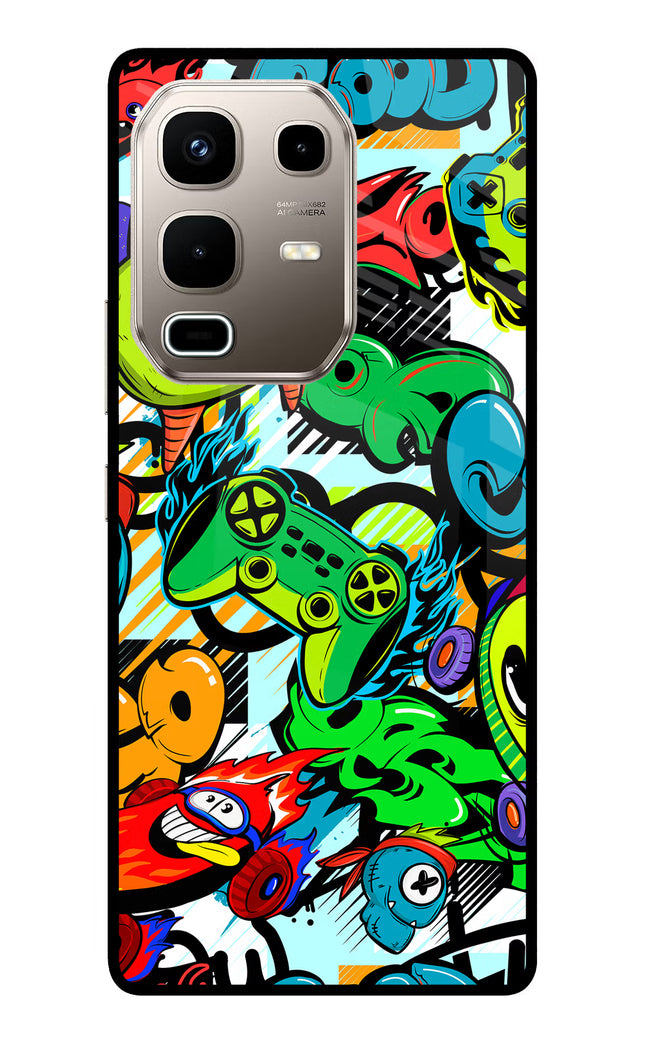 Game Doodle Infinix Note 50s 5G Plus Metal Case Back Cover by Casekaro
