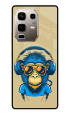Monkey Headphone Infinix Note 50s 5G Plus Metal Case Back Cover by Casekaro