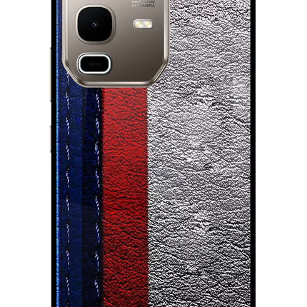 BMW Stripes Infinix Note 50s 5G Plus Metal Case Back Cover by Casekaro
