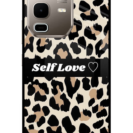 Leopard Print Self Love Infinix Note 50s 5G Plus Metal Case Back Cover by Casekaro
