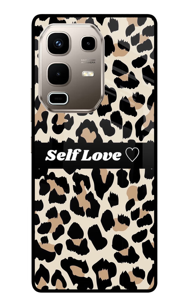 Leopard Print Self Love Infinix Note 50s 5G Plus Metal Case Back Cover by Casekaro