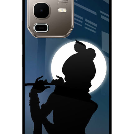 Shri Krishna Silhouette Infinix Note 50s 5G Plus Metal Case Back Cover by Casekaro