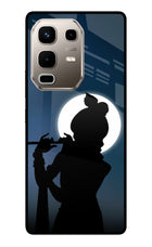 Shri Krishna Silhouette Infinix Note 50s 5G Plus Metal Case Back Cover by Casekaro