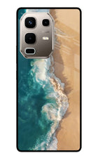 Ocean Beach Infinix Note 50s 5G Plus Metal Case Back Cover by Casekaro