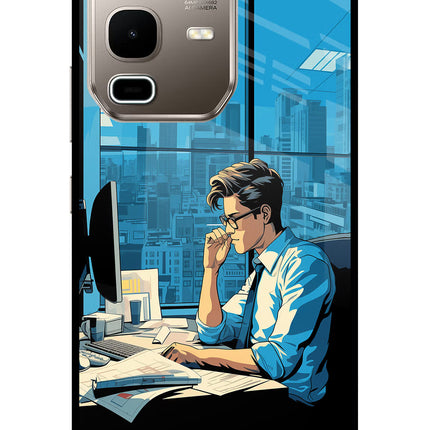 Focused Hustler (AI Generated) Infinix Note 50s 5G Plus Metal Case Back Cover by Casekaro