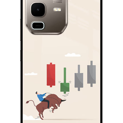 Bull Trading Momentum Infinix Note 50s 5G Plus Metal Case Back Cover by Casekaro