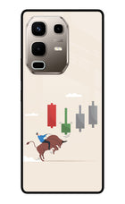 Bull Trading Momentum Infinix Note 50s 5G Plus Metal Case Back Cover by Casekaro