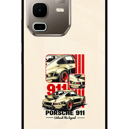 Classic Porsche 911 Infinix Note 50s 5G Plus Metal Case Back Cover by Casekaro