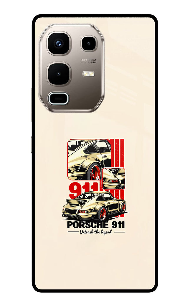 Classic Porsche 911 Infinix Note 50s 5G Plus Metal Case Back Cover by Casekaro