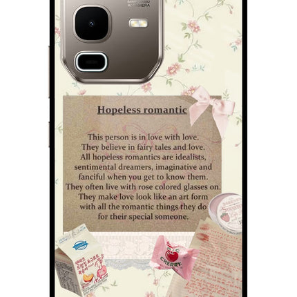 Hopeless Romantic Infinix Note 50s 5G Plus Metal Case Back Cover by Casekaro