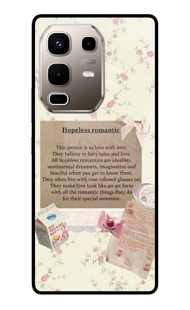 Hopeless Romantic Infinix Note 50s 5G Plus Metal Case Back Cover by Casekaro