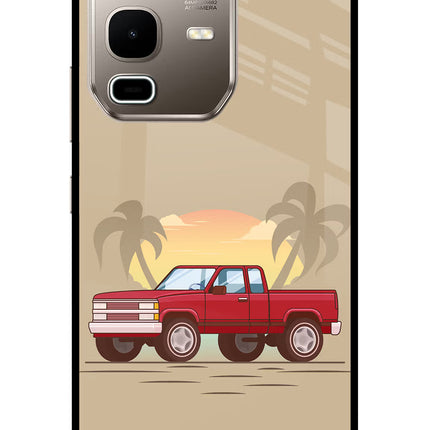 Desert Classic Drive Infinix Note 50s 5G Plus Metal Case Back Cover by Casekaro