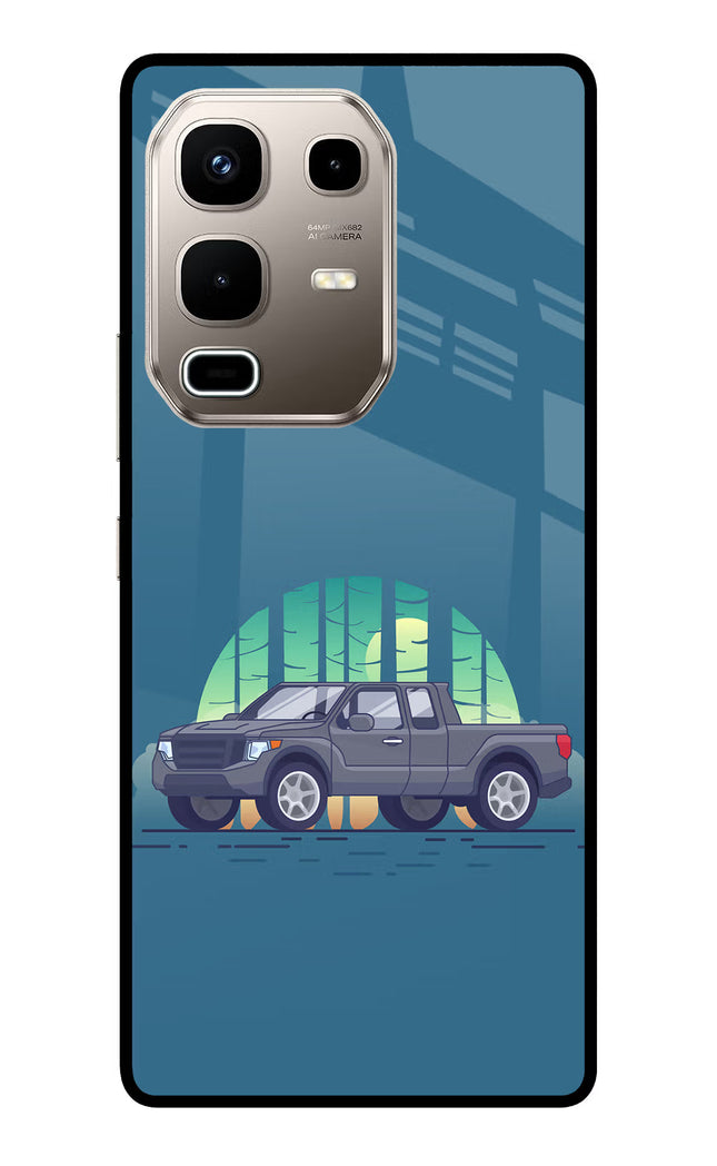 Retro Garage Vibe Infinix Note 50s 5G Plus Metal Case Back Cover by Casekaro