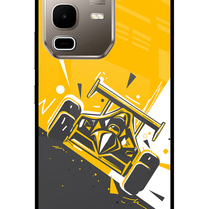 Track King Infinix Note 50s 5G Plus Metal Case Back Cover by Casekaro