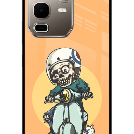 Undead Biker Infinix Note 50s 5G Plus Metal Case Back Cover by Casekaro