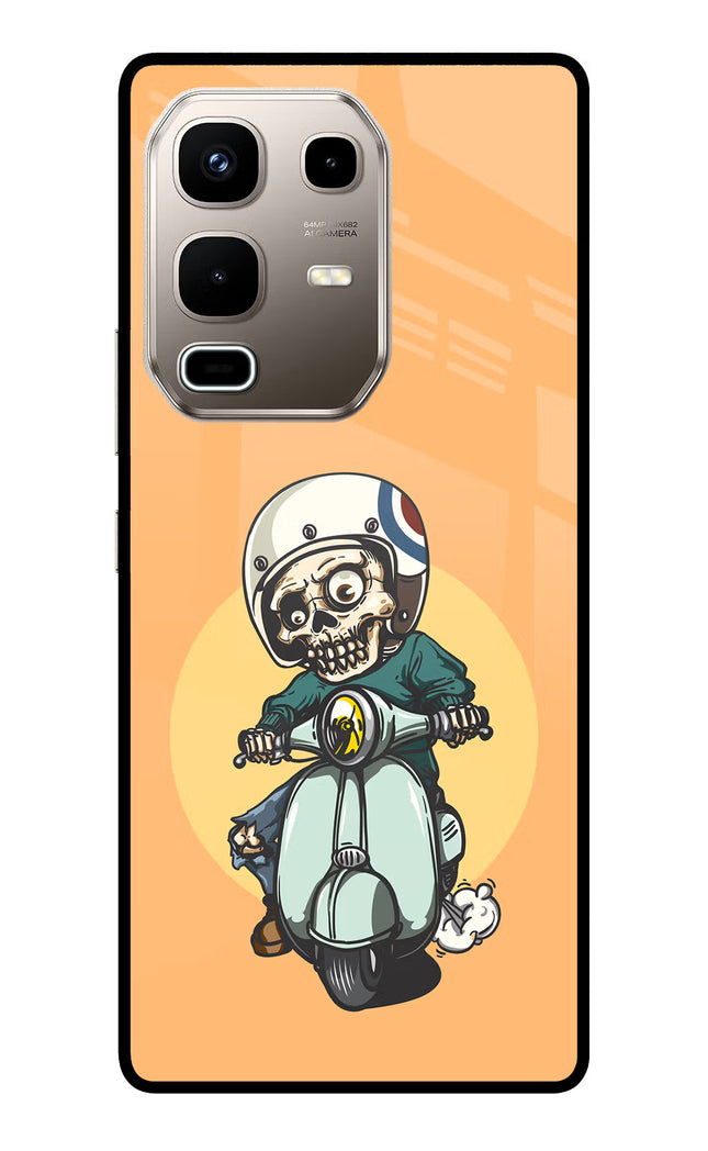 Undead Biker Infinix Note 50s 5G Plus Metal Case Back Cover by Casekaro