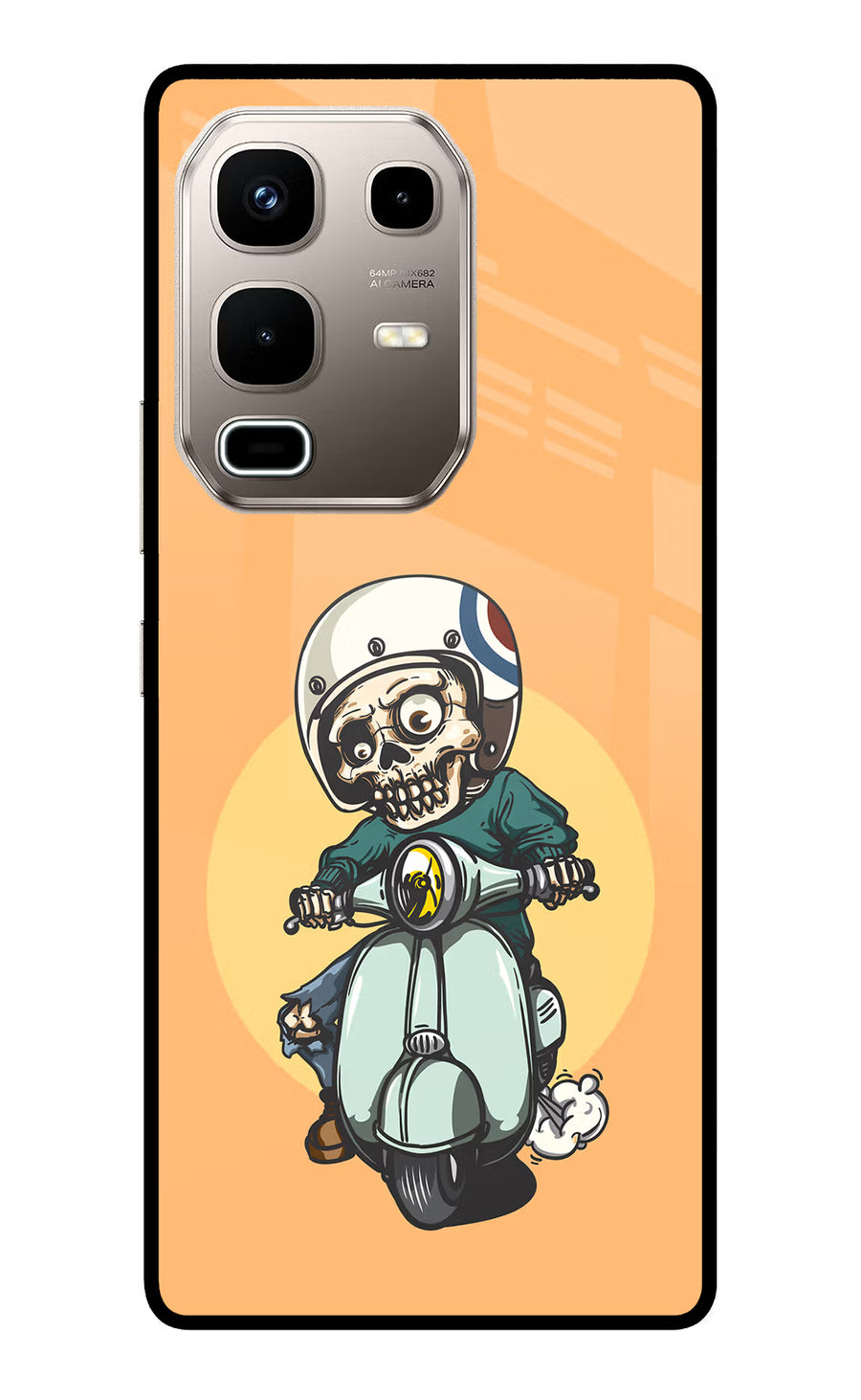 Undead Biker Infinix Note 50s 5G Plus Back Cover, Metal case