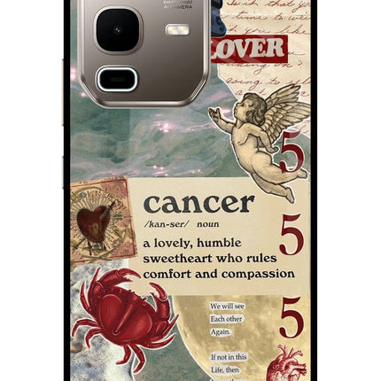 Cancer Zodiac Infinix Note 50s 5G Plus Metal Case Back Cover by Casekaro