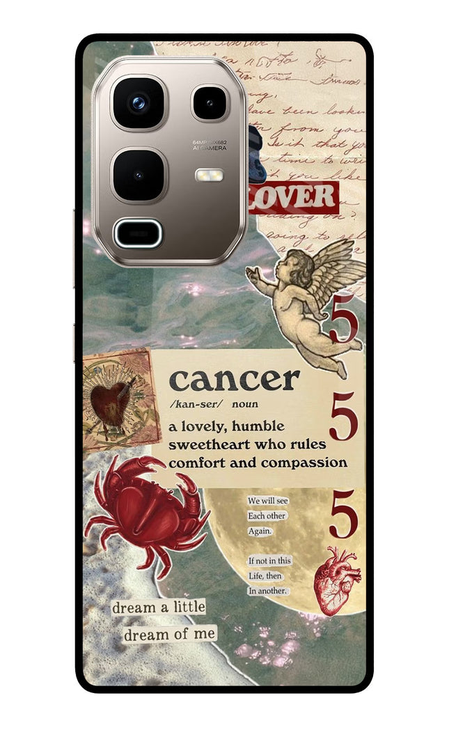 Cancer Zodiac Infinix Note 50s 5G Plus Metal Case Back Cover by Casekaro