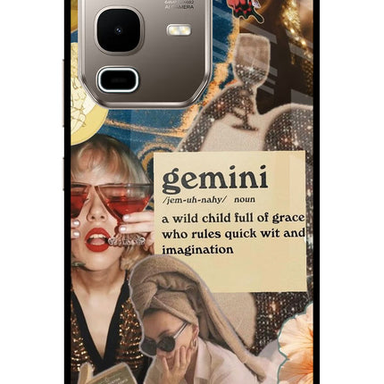 Gemini Zodiac Infinix Note 50s 5G Plus Metal Case Back Cover by Casekaro