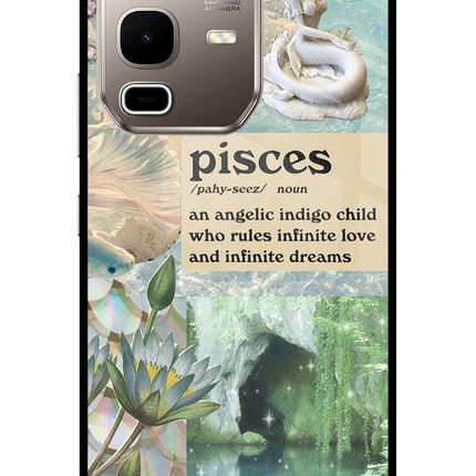 Pisces Zodiac Infinix Note 50s 5G Plus Metal Case Back Cover by Casekaro