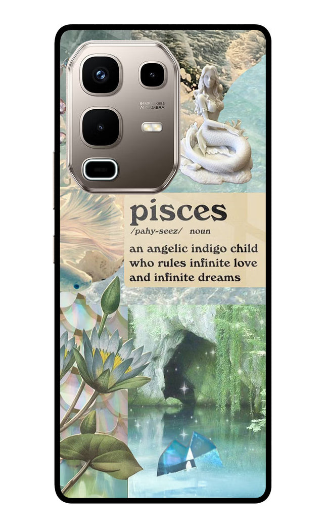 Pisces Zodiac Infinix Note 50s 5G Plus Metal Case Back Cover by Casekaro