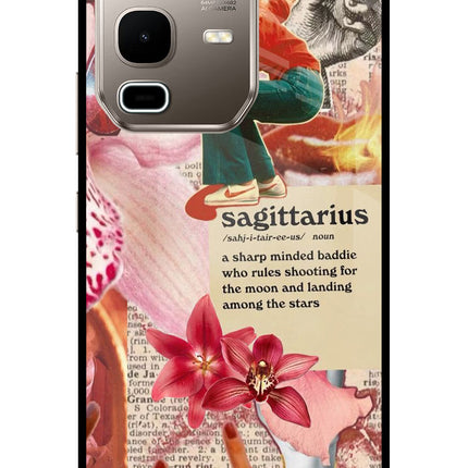 Sagittarius Zodiac Infinix Note 50s 5G Plus Metal Case Back Cover by Casekaro