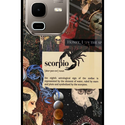 Scorpio Zodiac Infinix Note 50s 5G Plus Metal Case Back Cover by Casekaro