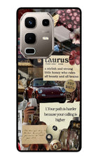 Taurus Zodiac Infinix Note 50s 5G Plus Metal Case Back Cover by Casekaro