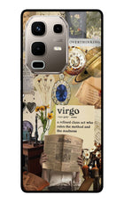 Virgo Zodiac Infinix Note 50s 5G Plus Metal Case Back Cover by Casekaro