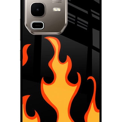 Fired Up – Black Infinix Note 50s 5G Plus Metal Case Back Cover by Casekaro