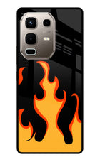Fired Up – Black Infinix Note 50s 5G Plus Metal Case Back Cover by Casekaro