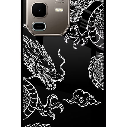 Twin Dragons Infinix Note 50s 5G Plus Metal Case Back Cover by Casekaro
