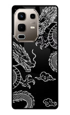 Twin Dragons Infinix Note 50s 5G Plus Metal Case Back Cover by Casekaro