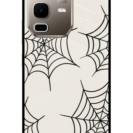 Spider Web Infinix Note 50s 5G Plus Metal Case Back Cover by Casekaro