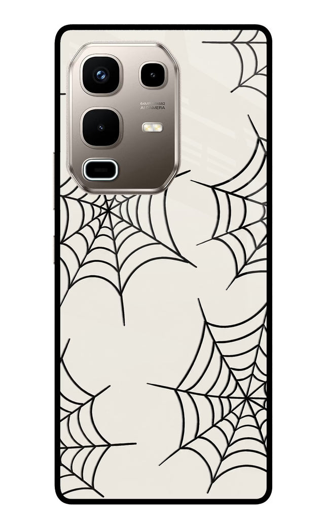 Spider Web Infinix Note 50s 5G Plus Metal Case Back Cover by Casekaro