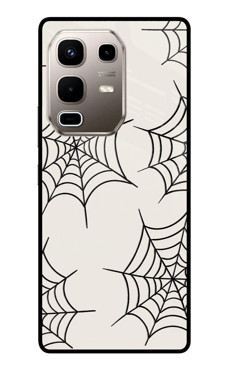 Spider Web Infinix Note 50s 5G Plus Back Cover, Metal case
