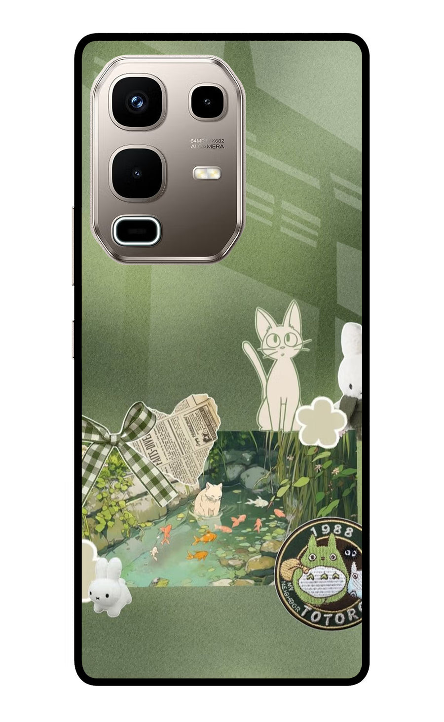 Aesthetic anime Infinix Note 50s 5G Plus Back Cover, Metal case