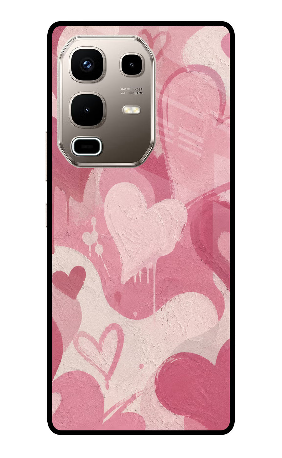 Hearty case Infinix Note 50s 5G Plus Back Cover, Metal case