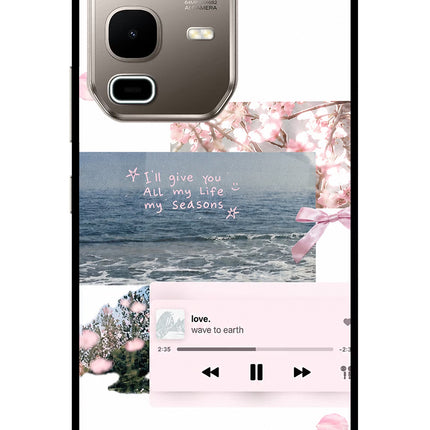 Wave to earth Infinix Note 50s 5G Plus Metal Case Back Cover by Casekaro