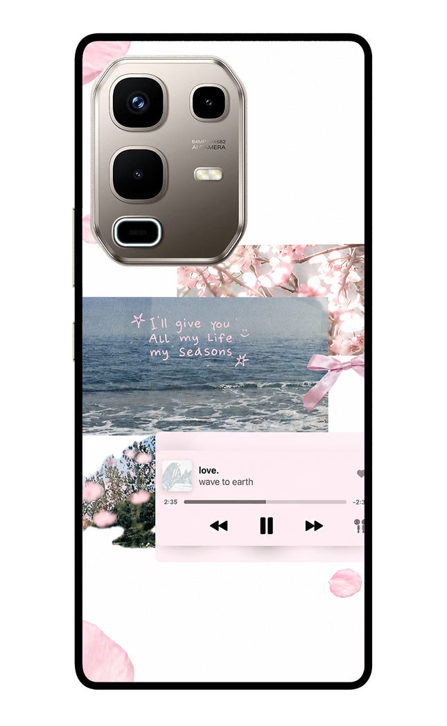 Wave to earth Infinix Note 50s 5G Plus Metal Case Back Cover by Casekaro