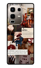 Zodiac Aries Infinix Note 50s 5G Plus Metal Case Back Cover by Casekaro