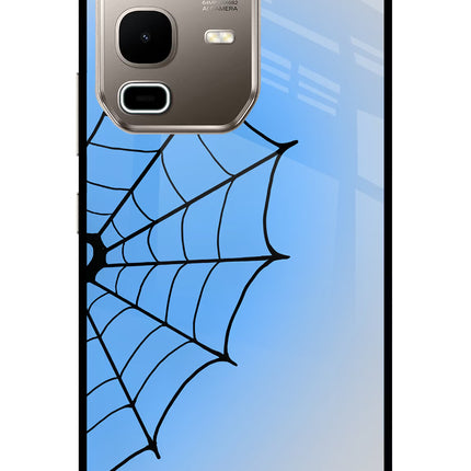 Blue Web Infinix Note 50s 5G Plus Metal Case Back Cover by Casekaro