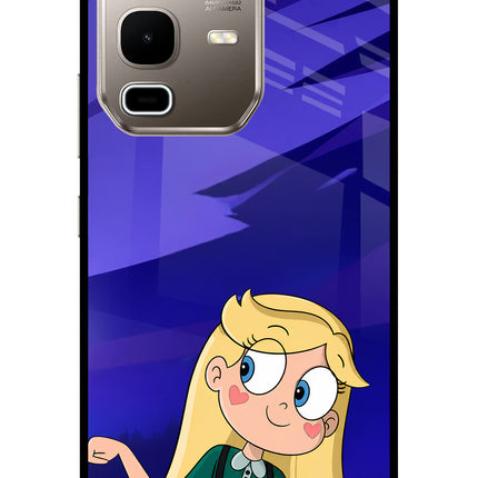 Star Glow Infinix Note 50s 5G Plus Metal Case Back Cover by Casekaro