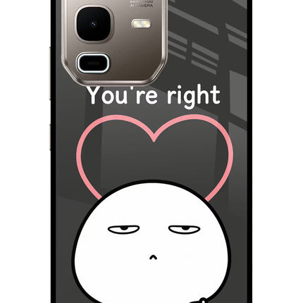 You're Right Infinix Note 50s 5G Plus Metal Case Back Cover by Casekaro