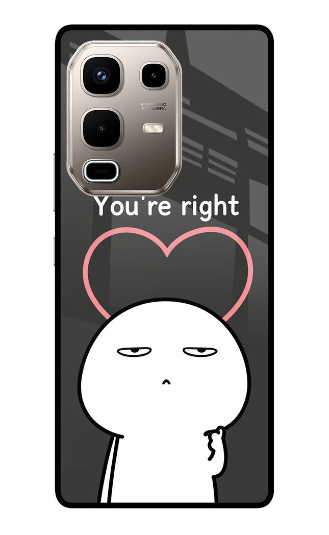 You're Right Infinix Note 50s 5G Plus Metal Case Back Cover by Casekaro