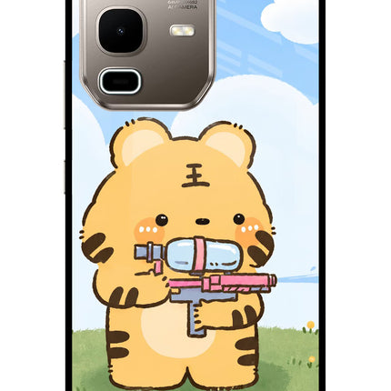 Tiger Treat Infinix Note 50s 5G Plus Metal Case Back Cover by Casekaro