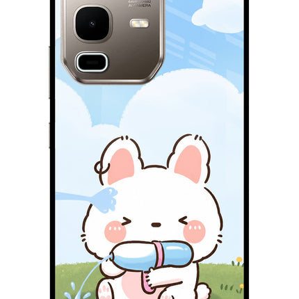 Bunny Treat Infinix Note 50s 5G Plus Metal Case Back Cover by Casekaro