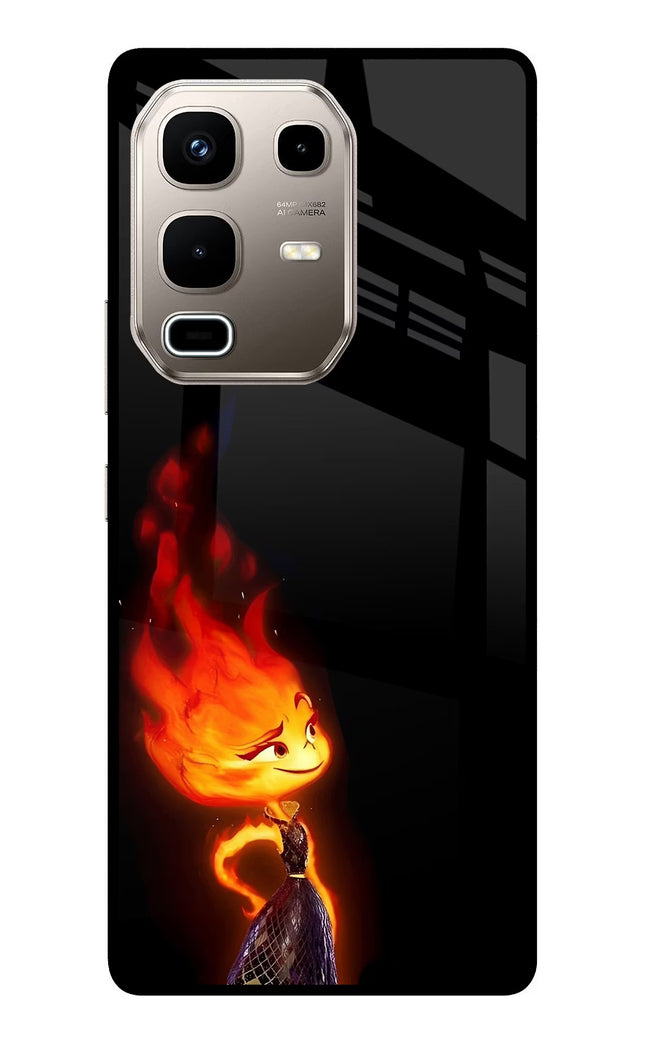 Ember Flame Infinix Note 50s 5G Plus Metal Case Back Cover by Casekaro